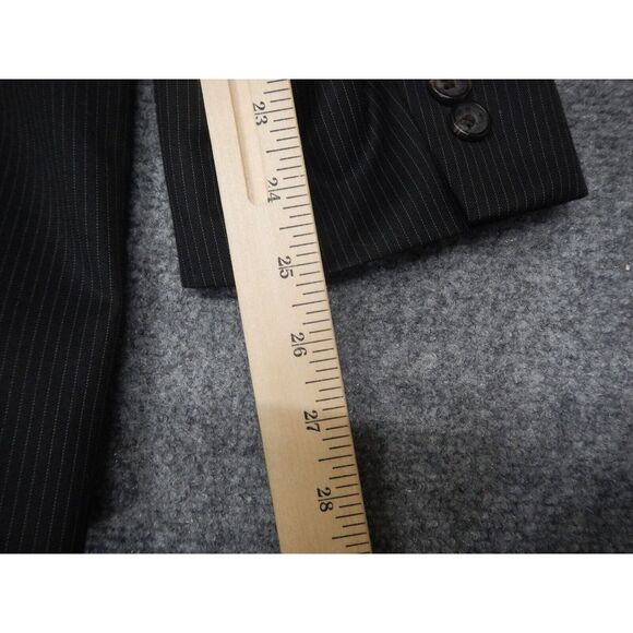 Lauren Ralph Lauren Blazer Men's Size 48R Pinstripe Black Two Button EUC - Picture 10 of 12
